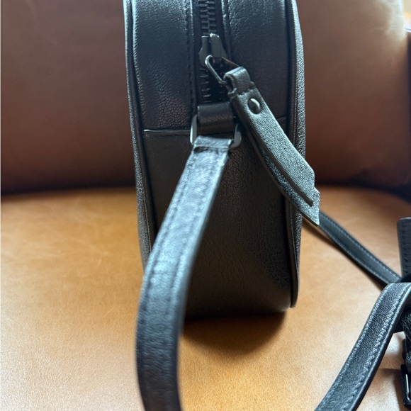 Yves Saint Laurent Black Leather Camera Bag - Picture 4 of 11